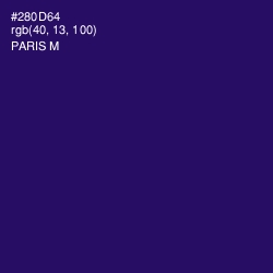 #280D64 - Paris M Color Image